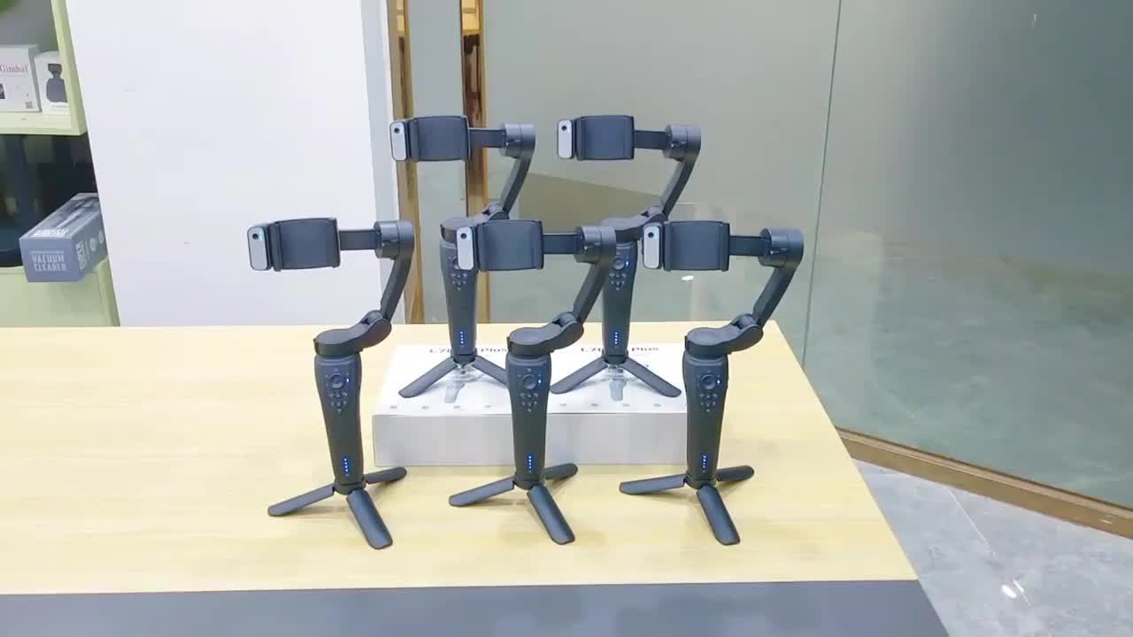 2024 New Magnetic AI Module Three-axis Anti-shake Video Stabilizer AI Tracking Module, Front Rear Tracking APP, Various Stimulating Gameplay Eighth-generation AI Face Tracking, Gesture Control Face Recognition Beauty Fill Light 3 Co