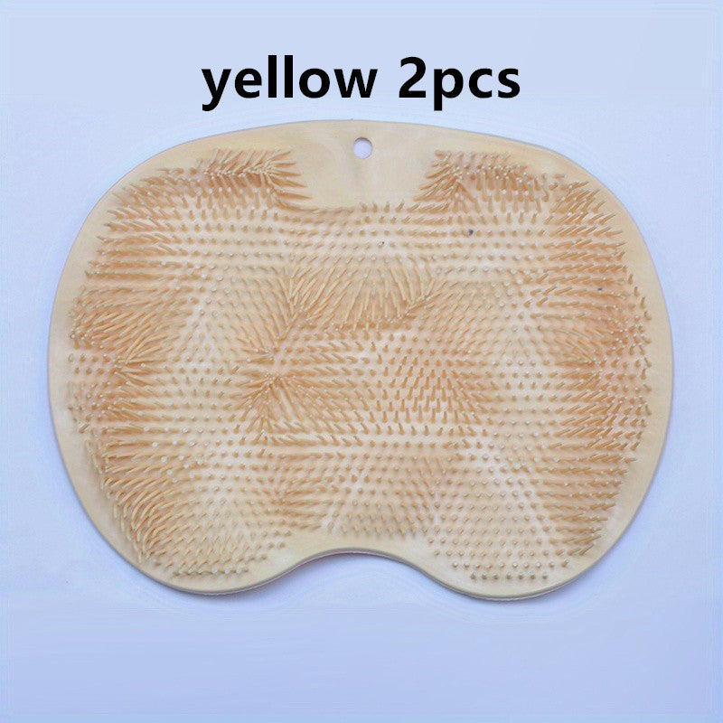 1pc Bath Exfoliating Pad, Bathroom Washing Pad, Shower Foot Scrubber Mat, Shower Cleaning Tools