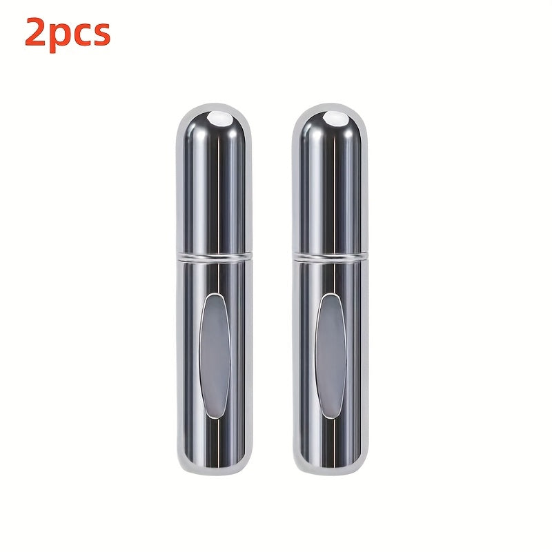 For Mini Portable Refillable Perfume Atomizer - Aluminum Mist Spray Bottle for Travel, Multi-Color Options, Fragrance-Free (Bubble-Free), Refillable Perfume Bottle|Compact Design|Aluminum Atomizer, Perfume Bottl