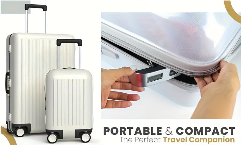 Portable electronic luggage scale Weighing 50kg49.9KG Easy to operate LCD display Even in bright light, Travel Weighing, Suitcase Weight Measurement, Lightweight Scale, Batterypowered, Highprecision Scale, Digital Luggage Sca