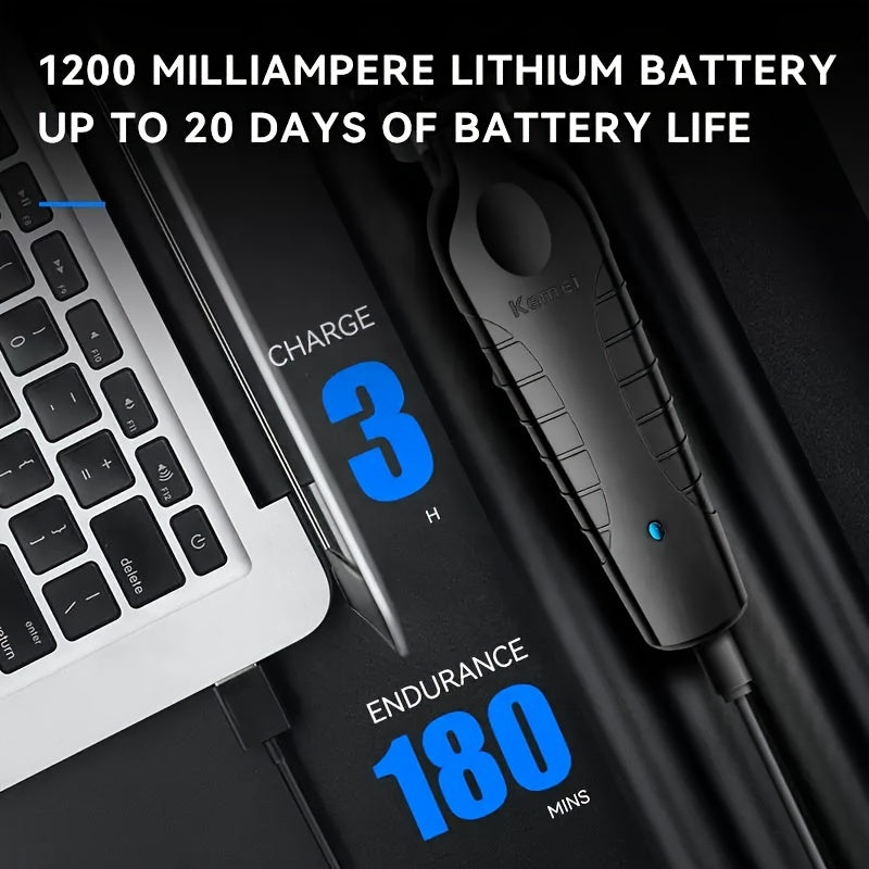 KM-2299 Electric Hair Clipper, Cross-border Pusher, USB Electric Oil Head Carving Scissor, Barber Shop Trimmer