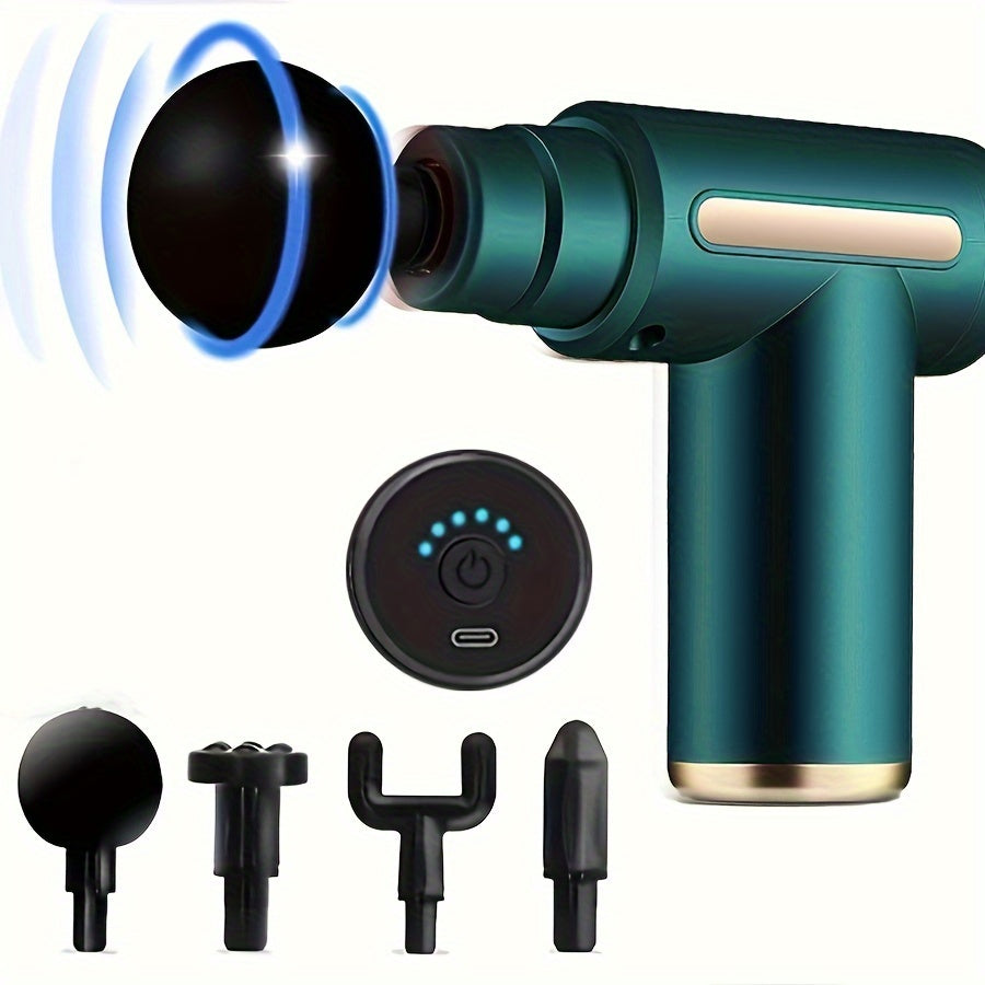 Powerful Professional Percussion Gym Sports Muscle Deep Tissu Fascia Mini For Neck Back Muscle Deep Vibration Relax Fitness Pocket Massage Gun