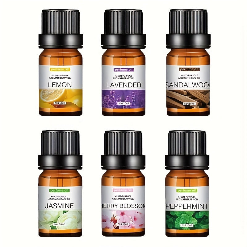Essential Oils, 10ml Each, Assorted Scents For Home Fragrance, Includes Lavender, Peppermint, Lemon & More, Perfect For Diffusers, Candle Making