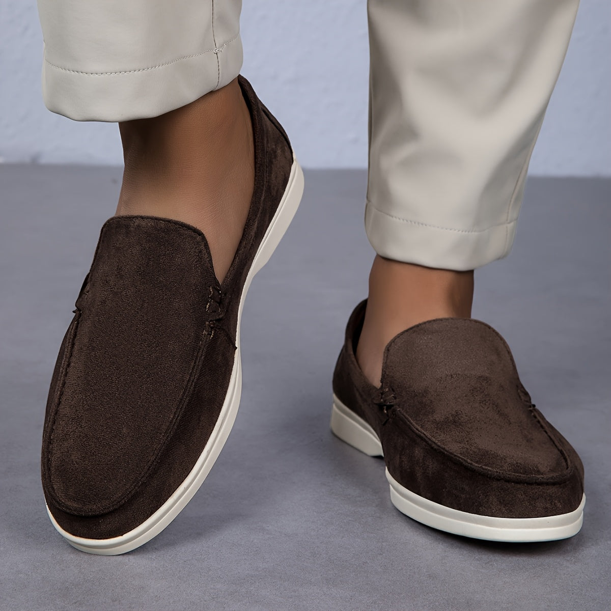 Sapatos Masculinos Slip-On – Estilo Casual e Formal com Palmilha Confortável