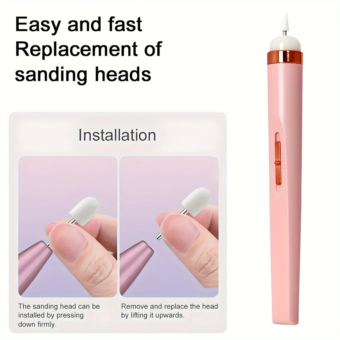 1pc Electric Nail Drill Machine, Porfessional Nail Drill Kit For Gel Nails And Home Nail Salon, Manicure Pedicure Polishing Tools