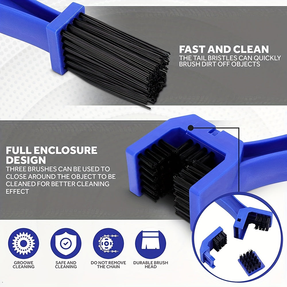 Portable Bicycle Chain Cleaner, Motorcycle Road Bike Chain Clean Brush, Bicycle Clean Tool Kit, Cycling Chain Cleaner Maintenance