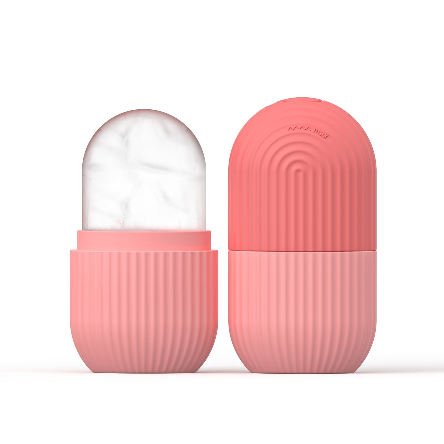 1pc Ice Roller for Face - Fragrance-Free, Battery-Free Skincare Tool for Glowing Light Beige- Ideal for Daily Facial Care & Massage