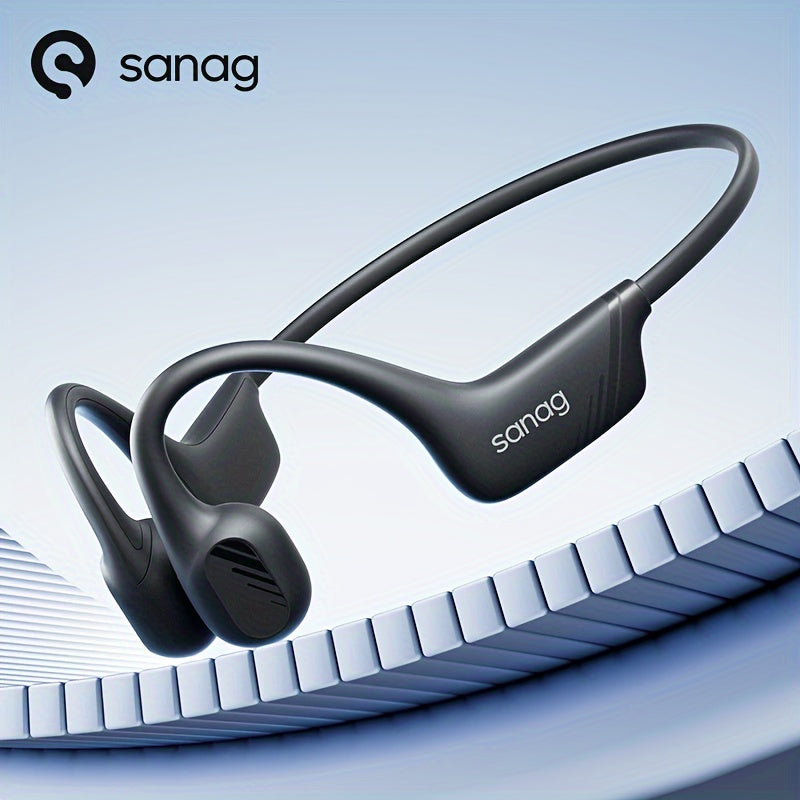 Sanag B21S True Bone Conduction Wireless V5.4 Earphone AAC HiFi Powerful Bass Headphones Sport Earbuds Running Fitness Headset