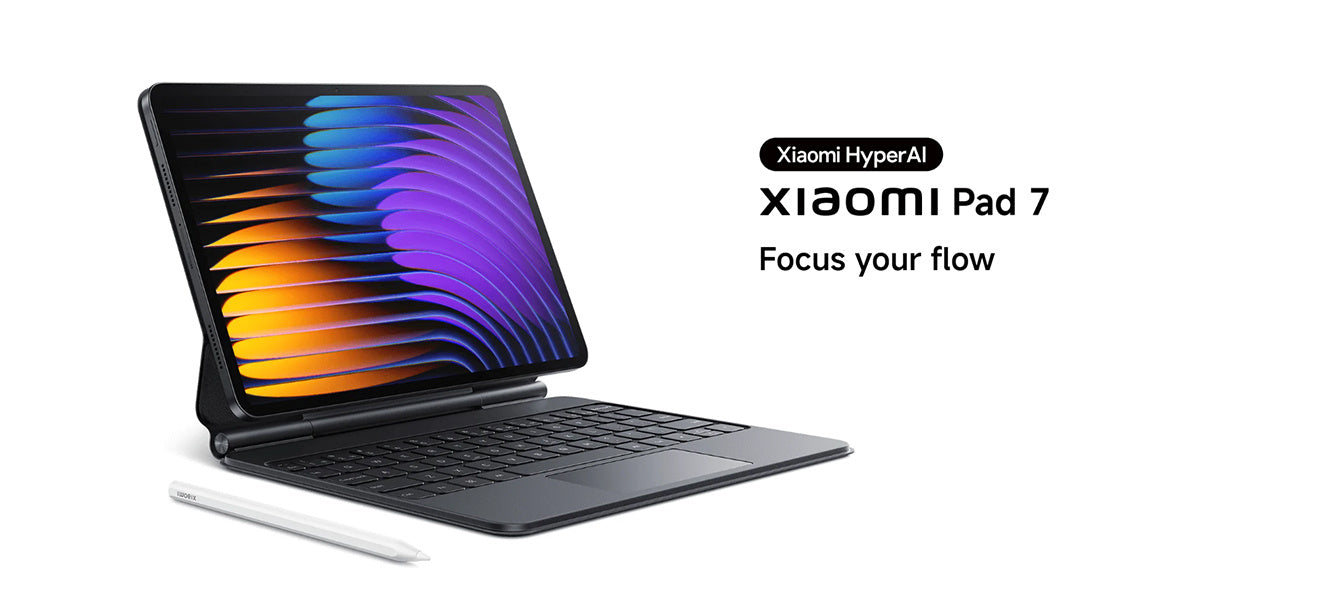 Xiaomi Pad 7 Tablet, 11.2 Inches, 8GB+128GB, 3.2K 144 Hz Display, Snapdragon 7+ Gen 3, 8850 mAh Battery, HyperAI, Grey