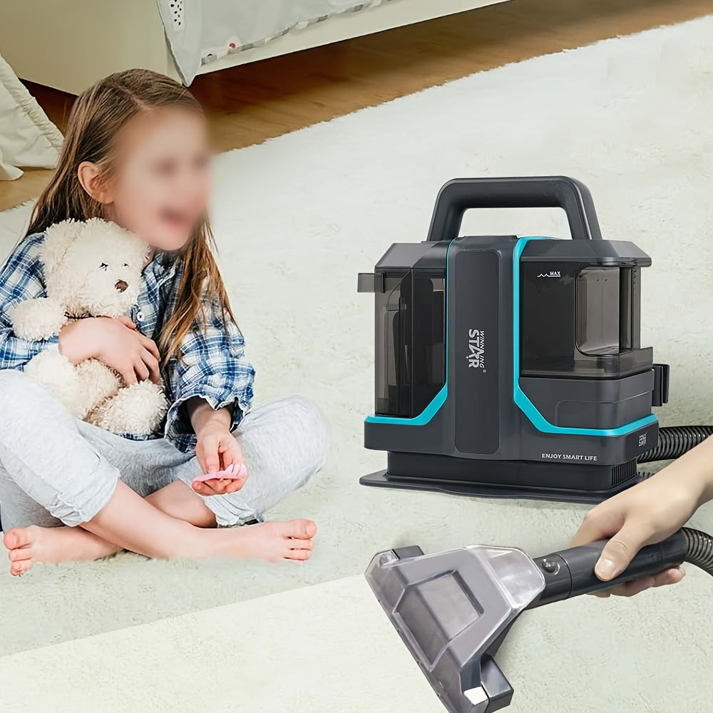 Portable Carpet Spot Cleaner Handheld for Sofas, Beds, Carpets, Upholstery Carpet Washing Cleaner Carpet Cleaner Vacuum Carpet Washing Machine Deep Cleaner Stain Remover Strong Suction Carpet Vacuum with Water