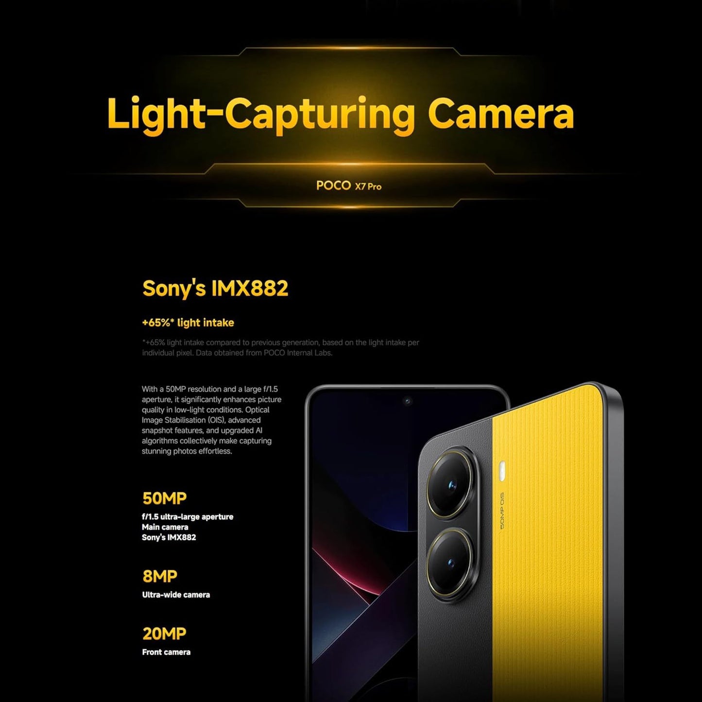 XIAOMI POCO X7 Pro 8+256GB Dimensity 8400-Ultra 6.67" CrystalRes AMOLED display 50MP main camera 6000mAh