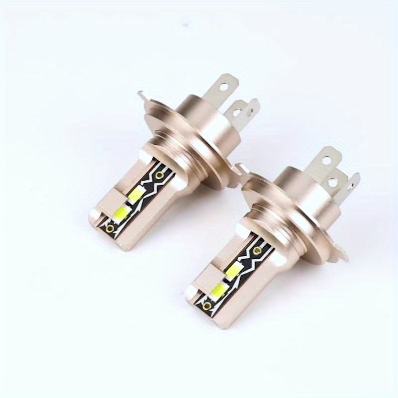 Xstorm 2pcs H4 9003 LED Car Headlight Bulbs, 40W 20000LM 6000K Cool White 500% Brightness H4/9003/HB2 LED Canbus High/Low Beam Moto Head light Auto Motorcycle Lamp 12V Plug And Play, Without Battery