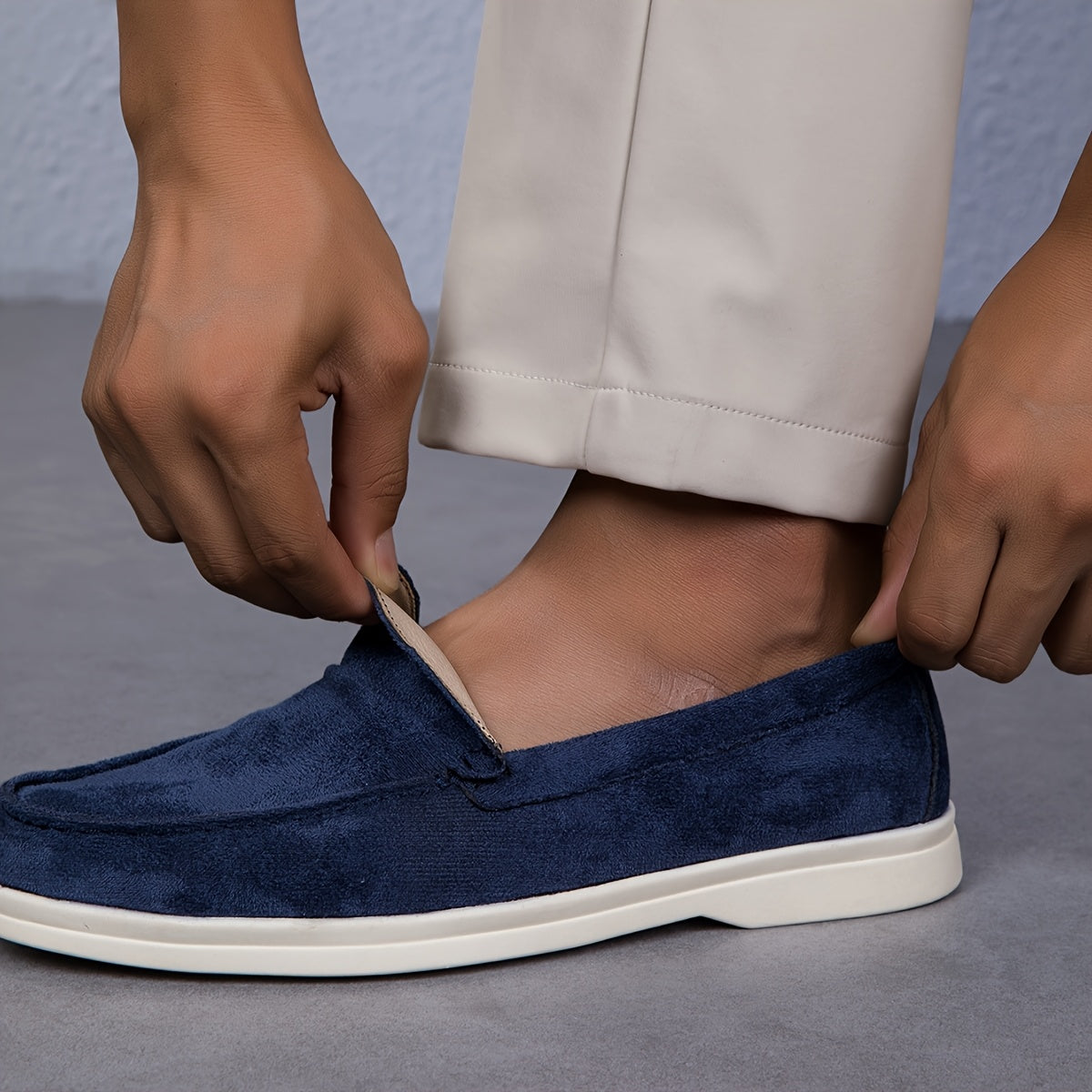 Sapatos Masculinos Slip-On – Estilo Casual e Formal com Palmilha Confortável