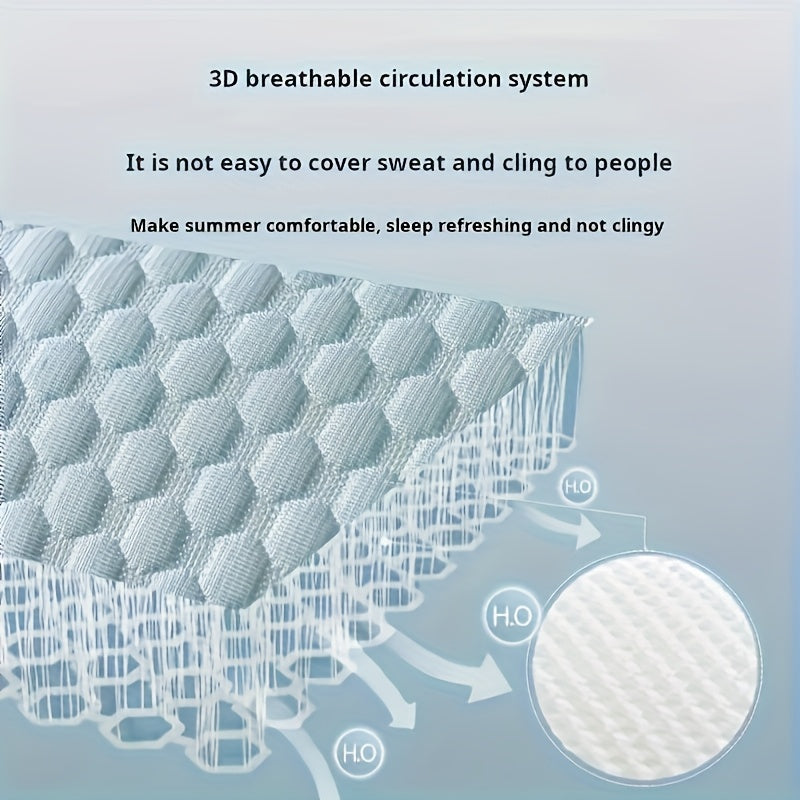 2pcs Cooling Breathable Cold Doudu Ice Pillows for Neck Support - Ergonomic Design, 100% Polyester, All-Season Use, Hand Wash Only, Home & Hotel Bedding Essentials, Neck Pillow for Sleeping, Sleek Pillow Design, Polyester Fil