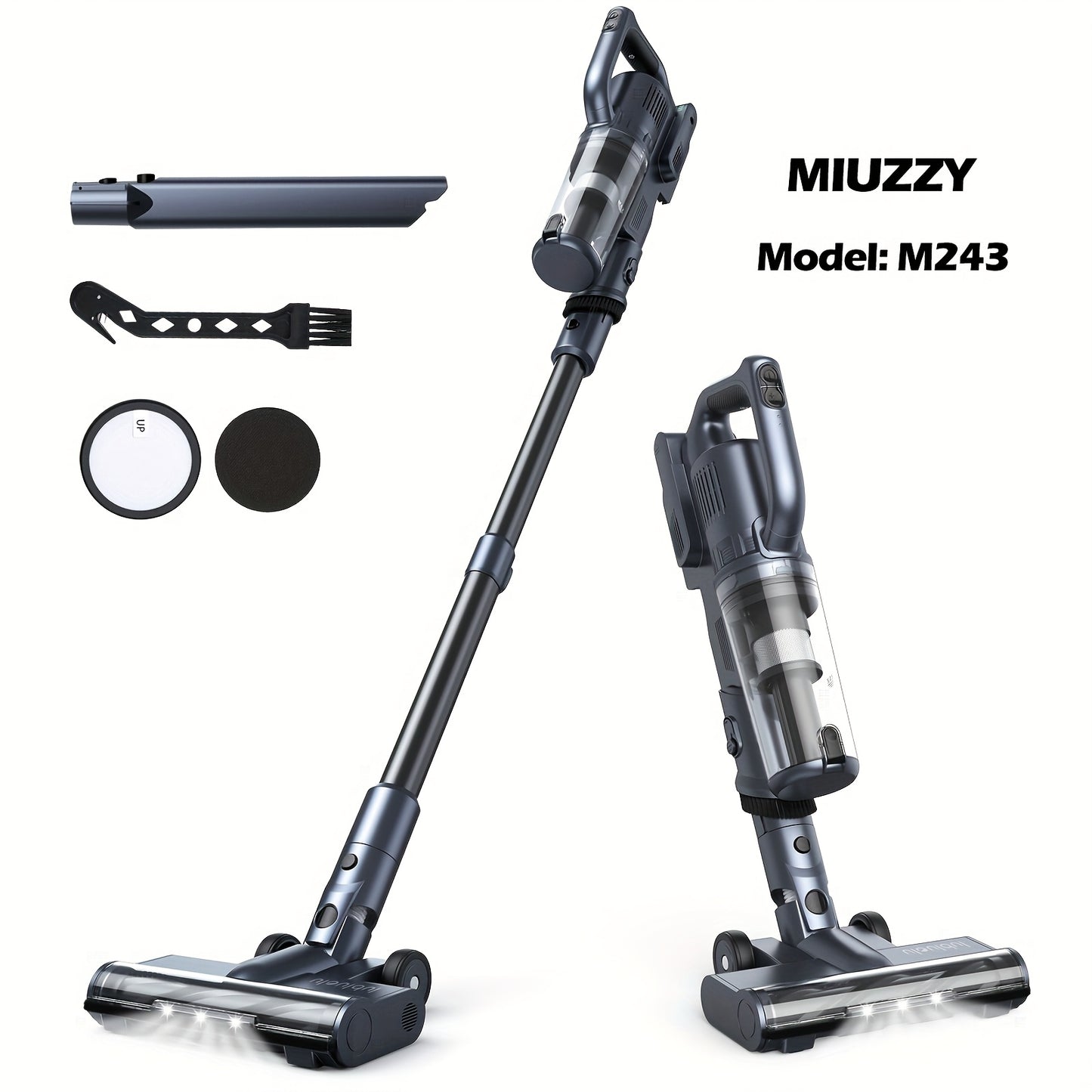 Free-Standing Vacuum Cleaner 28KPa, Lubluelu 202 Powerful Lightweight Cordless 6in 1 Stick Vacuum Cleaner for Carpet Floor Pet Hair, Christmas&Halloween Gifts, Vacuum Cleaner for Home, Cordless Vacuum Cleaner High Suction, Va