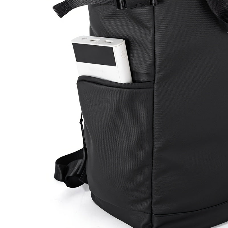 Business Backpack for Men - Large Capacity Laptop Bag with Adjustable Straps, Tablet Compartment & Mesh Bottom Pocket, Durable Oxford, Ideal for College, Work & Travel, College Laptop Bag | Professional Look | Durable Backpac