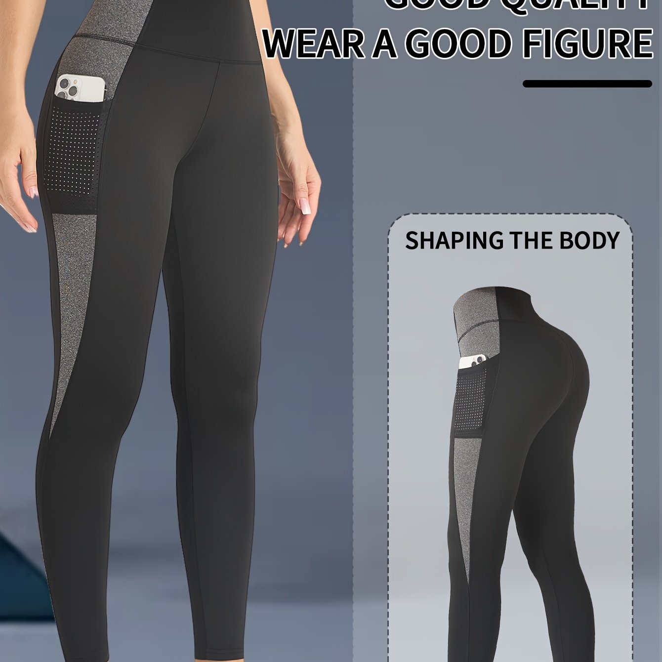 Fashionable Yoga Pants for Women, Outdoor Fitness Workout Leggings, Butt-Lifting And Tummy Control Shaping Pants, Breathable And Comfortable Casual Trousers.