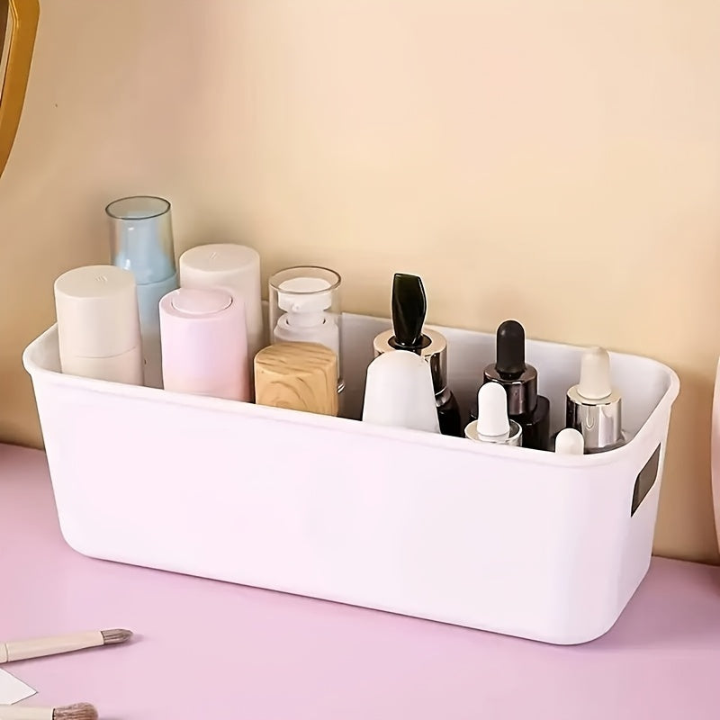 12pcs White Plastic Storage Boxes, Multi-Purpose Storage Boxes, Home Organization, Space Saving Storage Boxes