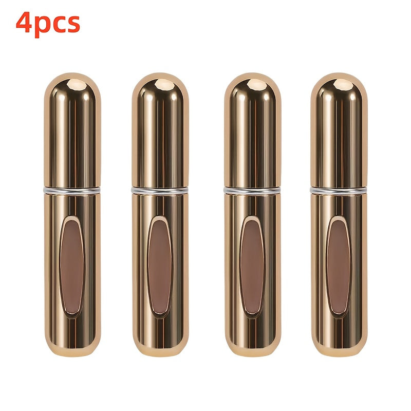 For Mini Portable Refillable Perfume Atomizer - Aluminum Mist Spray Bottle for Travel, Multi-Color Options, Fragrance-Free (Bubble-Free), Refillable Perfume Bottle|Compact Design|Aluminum Atomizer, Perfume Bottl