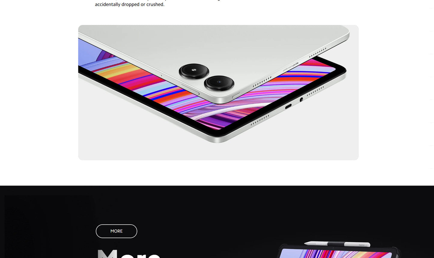 Xiaomi Redmi Pad Pro Tablet 8GB+256GB Charger Noincluded, Snapdragon 7S Gen 2 Octa Core 12.1'' 120Hz Display 10000mAh Battery