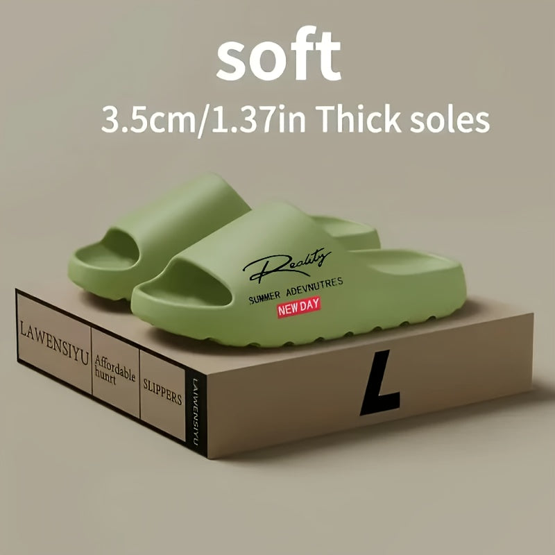 EVA Slip-On Sports Slippers - Indoor/Outdoor, with Arch Support and Cushioned Insole, Comfortable Casual Slides for Gym, Beach, Home Use - All-Season Fashionable Multi-Purpose Lightweight Durable EVA Material, Men'S Indoor Sl