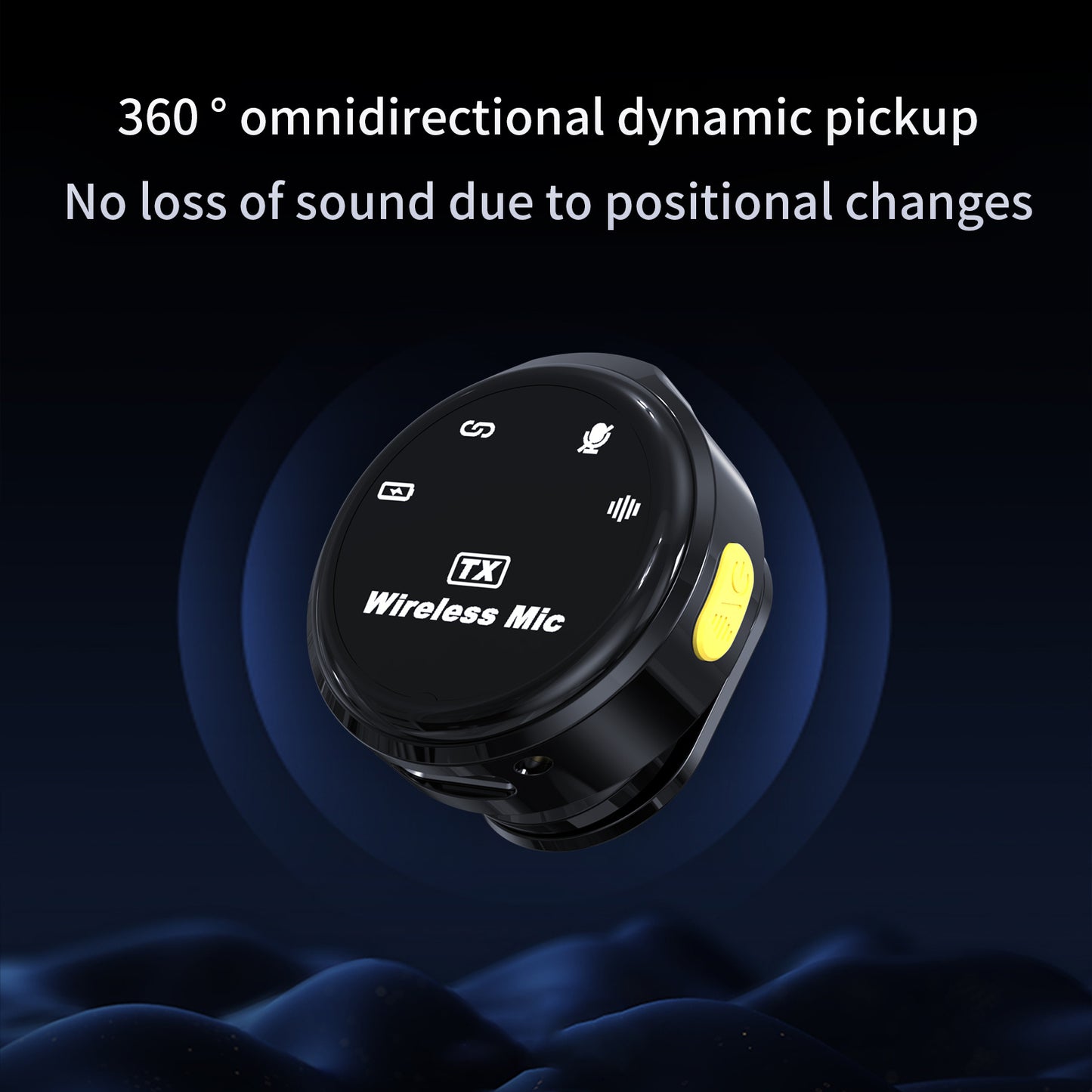Professional Wireless Lavalier Microphone with Noise Cancellation, USB-C Rechargeable, Compatible with for iphone 17/16/15 & Android, Compact Design for Vlogging, Interviews, Conferences, and Content Creators, Vlogging Microp