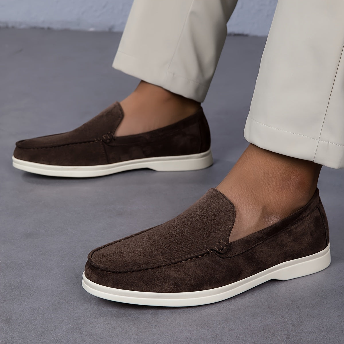 Sapatos Masculinos Slip-On – Estilo Casual e Formal com Palmilha Confortável
