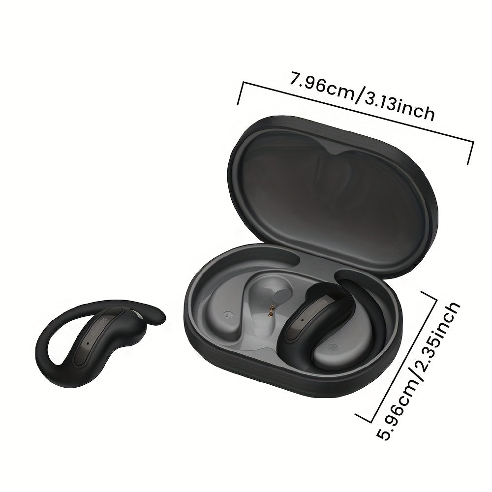 For Philips 2025 New Style True Wireless Music Headset Gaming Earbuds - Wireless, Noise Cancelling, Built-in Microphone, USB Rechargeable, Open Back Design for Running, Sports, Android & for iPhone, Gaming Headphones, Sleek E