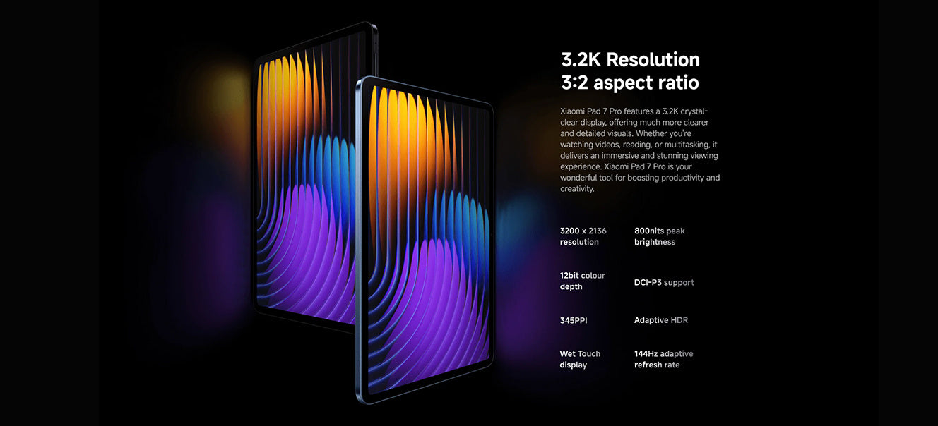 Xiaomi Pad 7 Pro, With Matte Display, 12GB+512GB, GREY, 11.2 Inch, 8850mAh Battery, 67W HyperCharge Charge, HyperAI