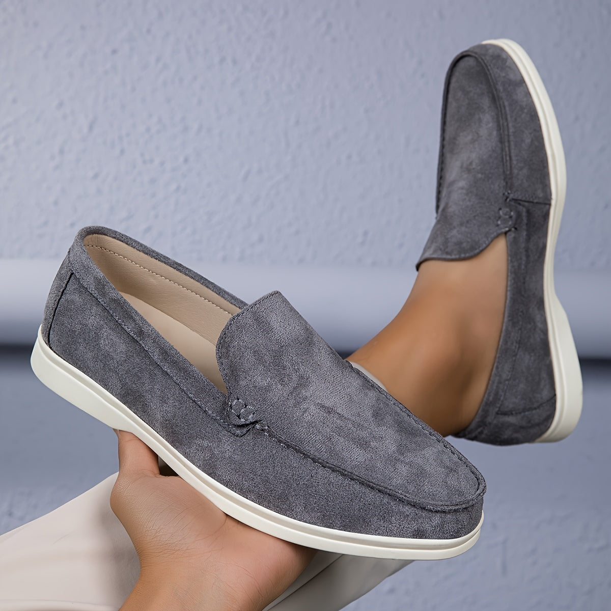 Sapatos Masculinos Slip-On – Estilo Casual e Formal com Palmilha Confortável