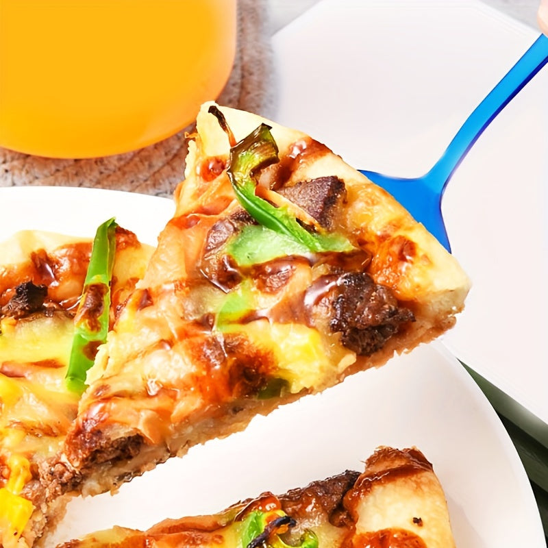 1pc Stainless Steel Cake Shovel, Cake Cream Serrated Edge Baking Tool, Kitchen Gadgets