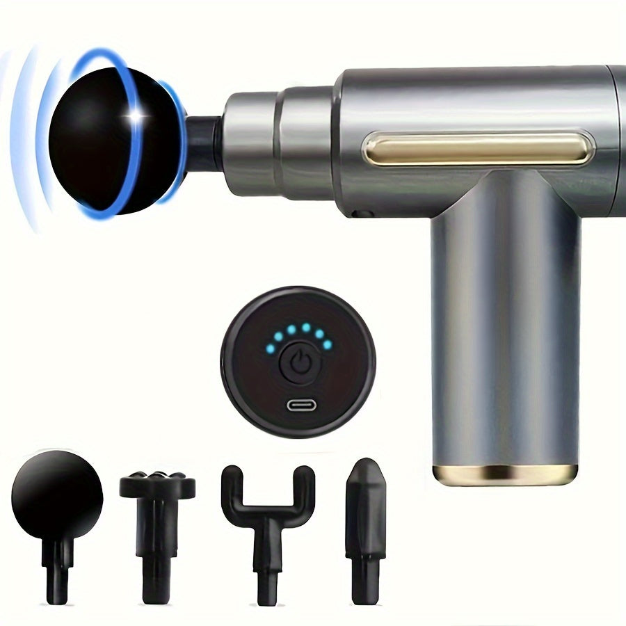 Powerful Professional Percussion Gym Sports Muscle Deep Tissu Fascia Mini For Neck Back Muscle Deep Vibration Relax Fitness Pocket Massage Gun