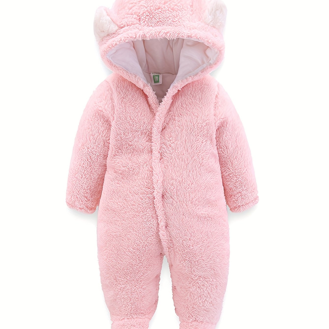Unisex Baby Winter Coats Cute Newborn Infant Hooded Jumpsuit Snowsuit Bodysuits, Suitable For Indoor And Outdoor Wear