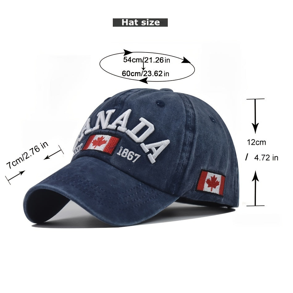 Unisex CANADA All-match Sports Baseball Cap