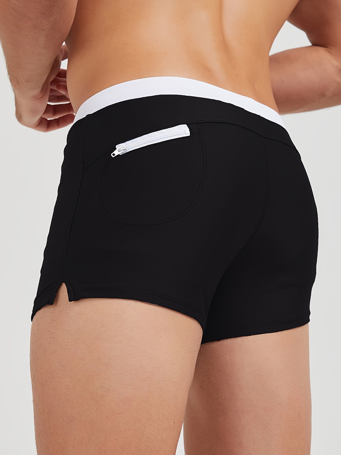 Drawstring Swimming Trunks New Swimwear Men's Briefs Sexy Sunga Hot Swimsuit Men's Swim Beach Shorts Summer