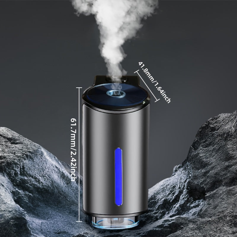 Intelligent Car Air Vent Aromatherapy Diffuser - Cylindrical Shape, Battery Powered with Rechargeable Lithium Battery, 3 Operating Modes, Spray Format for Fresh Fragrance
