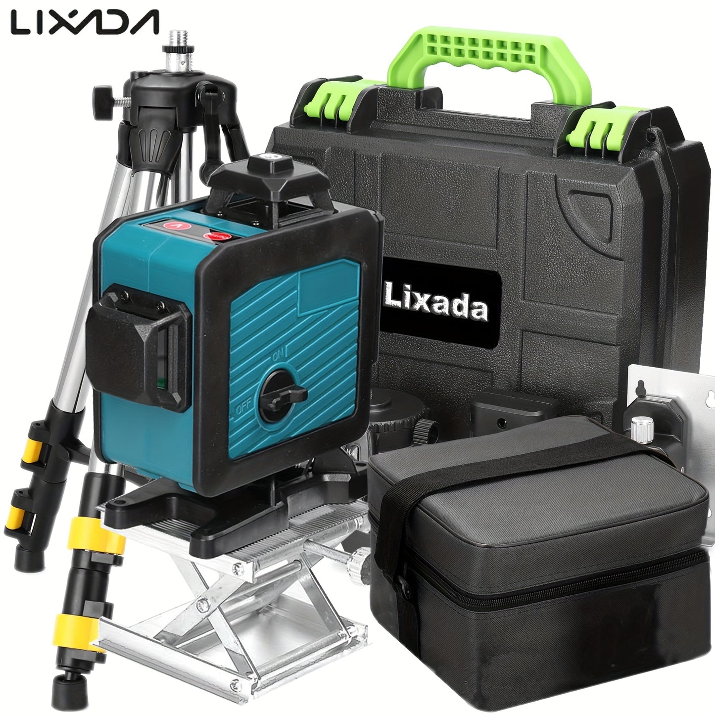 Lixada 4D 16 Lines Laser Level 3° Self-leveling Machine USB Rechargeable Lithium Battery Leveling Tool With Vertical Horizontal Tilt Lines