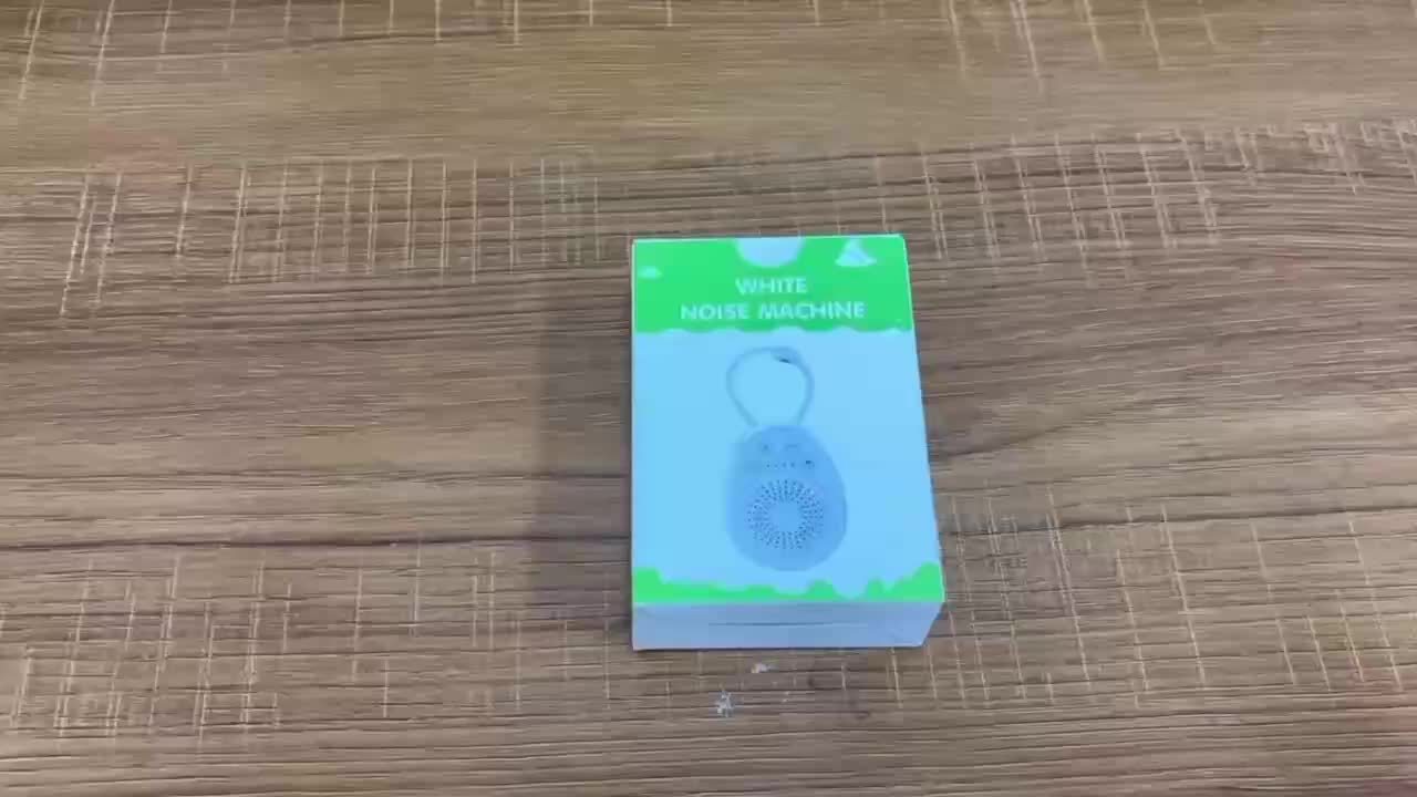 Aparelho portátil de ruído branco relaxante para dormir - Bateria recarregável de 1000mAh/USB, 20 sons naturais suaves, mini aparelho de som portátil para dormir, ideal para escritório, casa e viagens, com temporizador e redução de ruído.