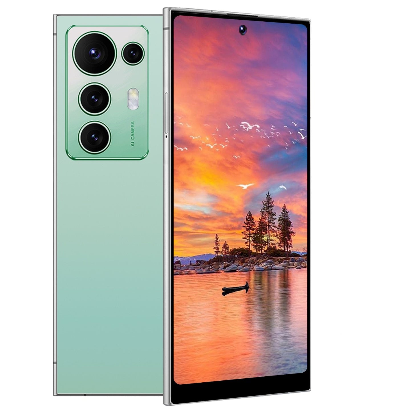 UMW S25 Ultra Latest 2025 6.8" Unlocked Android 5G Phone with Large Screen - 12GB+512GB, 8GB+256GB/13MP+50MP Camera, USB Type-C Charging, Dual SIM Slot, Built-in Pen, Draw Beautiful Patterns Anytime, Anywhere