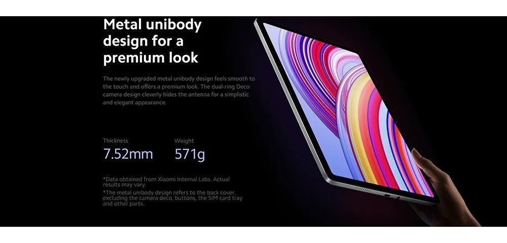 Xiaomi Redmi Pad Pro 8GB+256GB, No Charger, Black