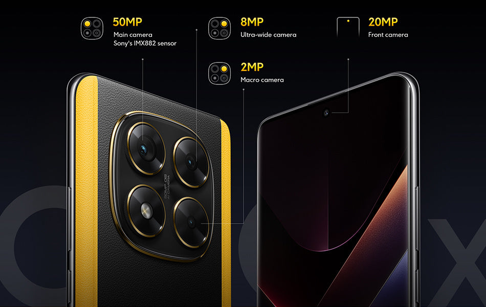 Xiaomi Poco X7 Smartphone, 12GB+512GB, 50 MP Main Camera with OIS, 5110 mAh Battery