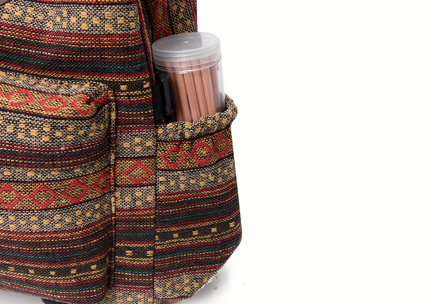 2025 Vintage Style Backpack with Adjustable Straps, Multiple Compartments in Brown, Red, Blue and Gray, Large Capacity Travel Backpack and Daypack, Travel Backpack