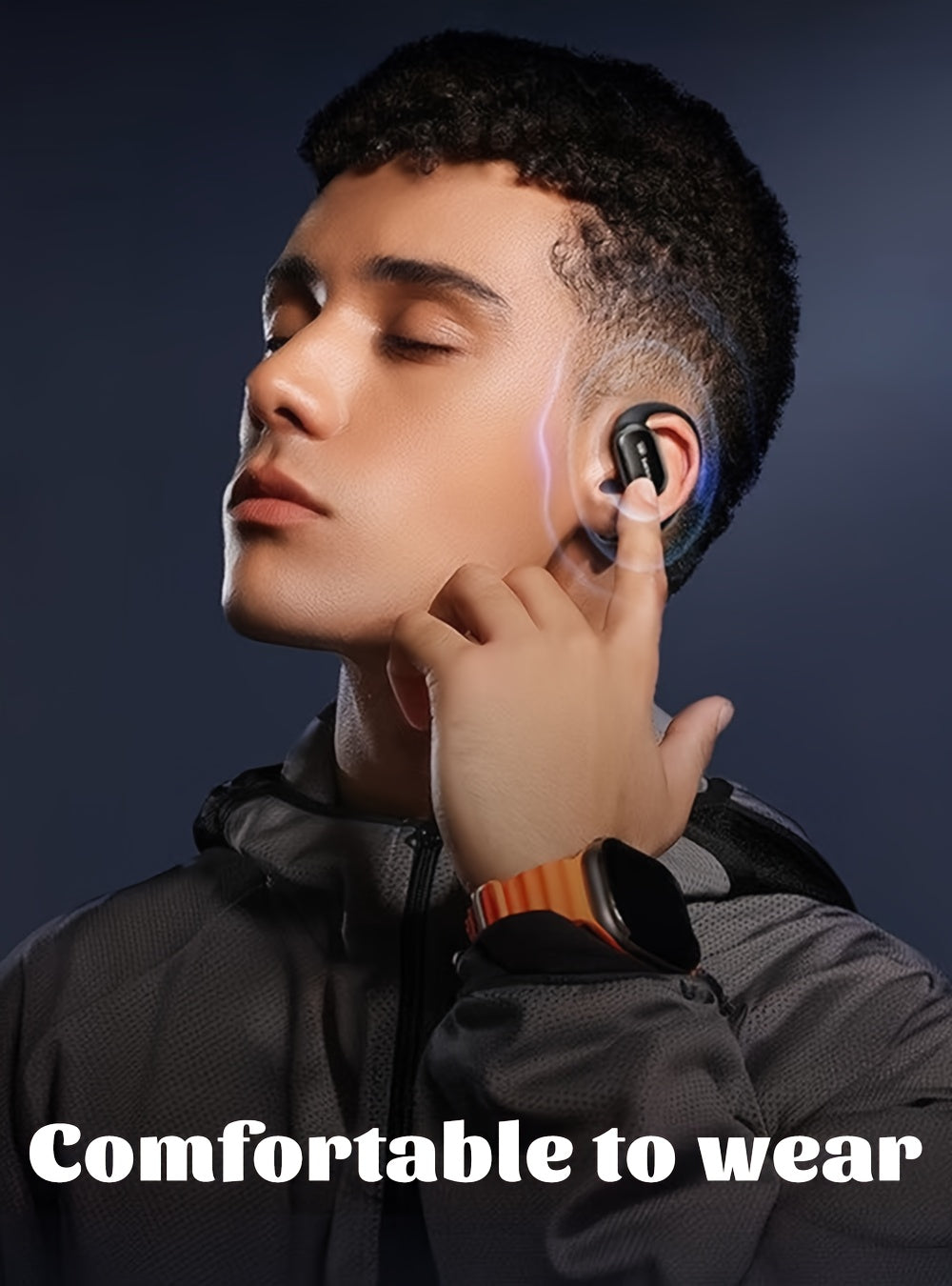 For Philips TAT3759 Over The Ear Wireless Headphones | Premium ENC Noise Cancellation | 500mAh Long-Lasting Battery | 32H Playtime (9H+ Single Earbud Playtime) | Wireless 5.4 | Lightweight ABS Design | Built-in Mic for Calls