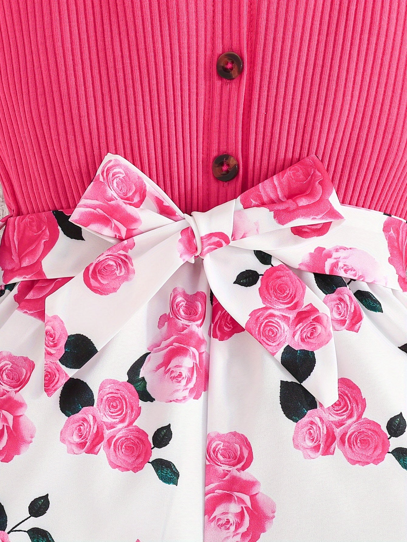 Girls' Summer Casual Floral Print Off-Shoulder Jumpsuit with Adjustable Waist Belt - Lightweight Breathable Shorts for Outdoor Play & Daily Wear, Blue & White Flower Design, Perfect for Weekend Outings, Cute Outfits for Girls