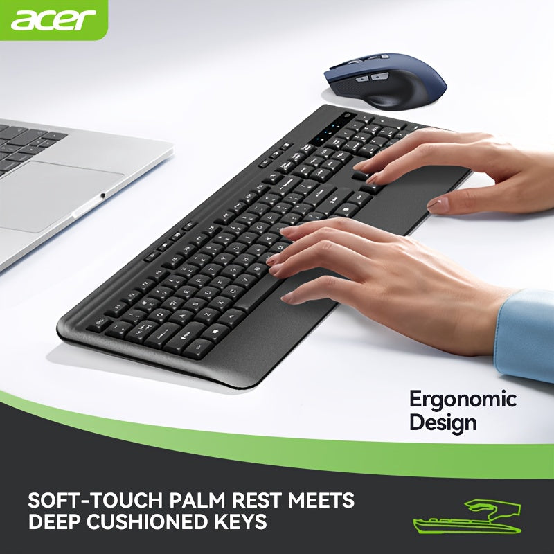 Acer Teclado e Rato Sem Fios 2.4GHz – Combo Completo
