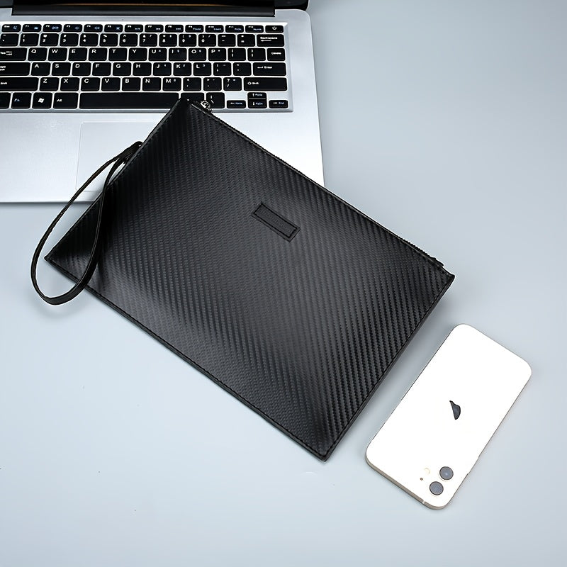 Stylish Black Synthetic Wallet Clutch with Golden-Tone Hardware - Compact Everyday Carry for Men & Women, Durable & Versatile Design for Daily Commute, Work, or Casual Outings, Everyday Wallet | Minimalist Wallet | Synthetic