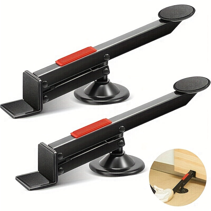 Heavy-Duty Metal Door Lifter for Home & Office - Manual Push-Open Tool with Adjustable Suction Cups, No Battery Needed, Multi-Functional Ergonomic Design for Metal Doors, Door Opener, Modern Tool Design, Sturdy Construction