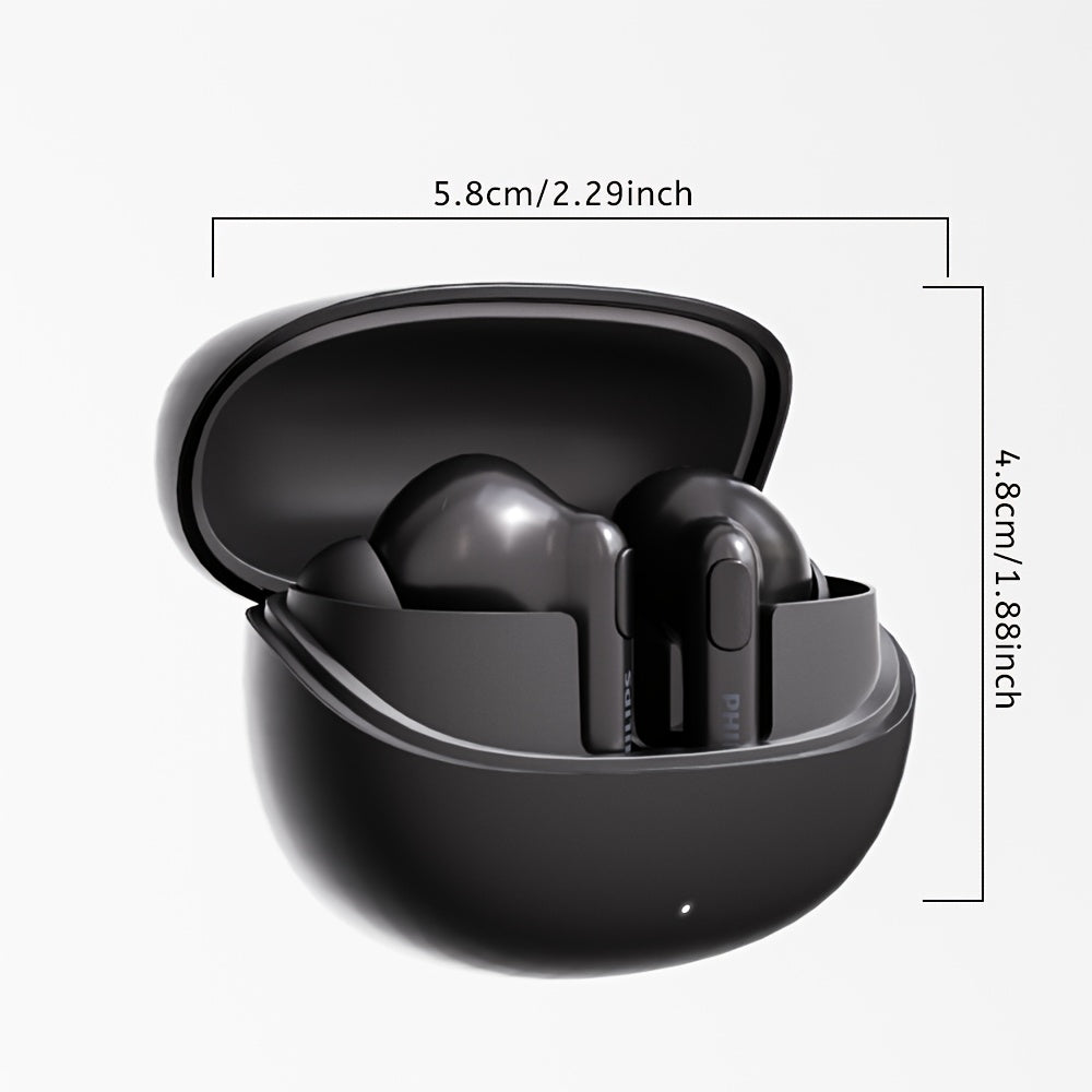 2025 New Philips Wireless Earbuds | Wireless Stereo, newly updated V6.0, Long Standby, Noise-Canceling, Comfortable Wear | Universal Fit, Latest Model