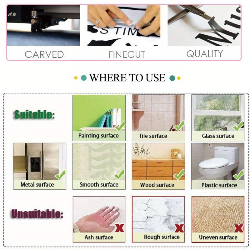 1pc Exquisite Home Sweet Home Phrase Wall Sticker, Art Decal For House Decoration, Wall Decals For Bedroom Decor, Vinyl Mural Wallpaper