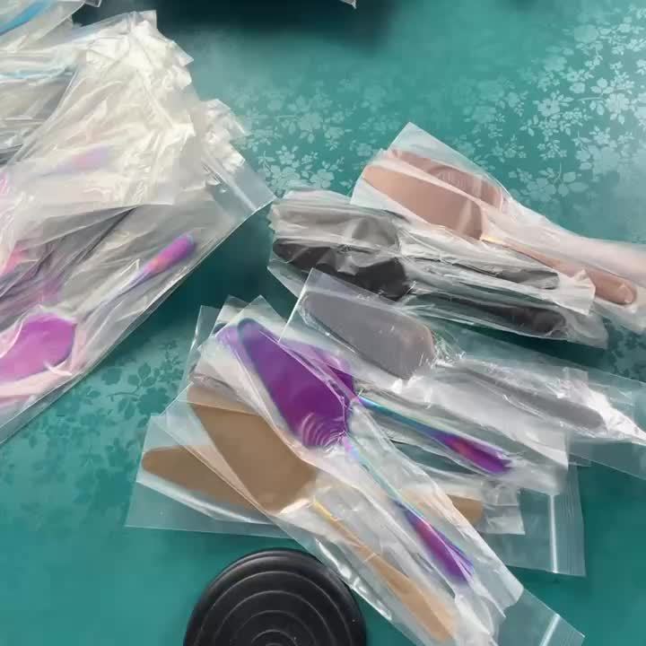 1pc Stainless Steel Cake Shovel, Cake Cream Serrated Edge Baking Tool, Kitchen Gadgets